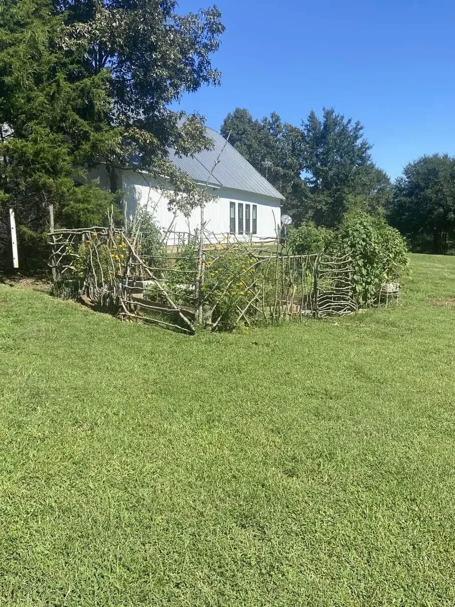 Overseeding service on a Northwest Georgia lawn